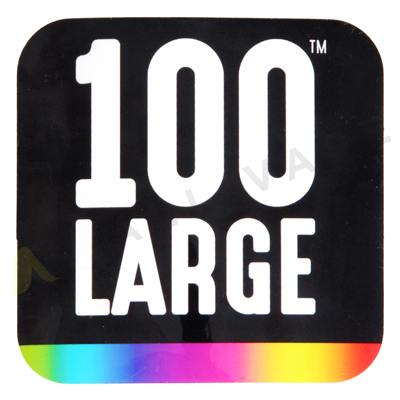 100 Large Stickers