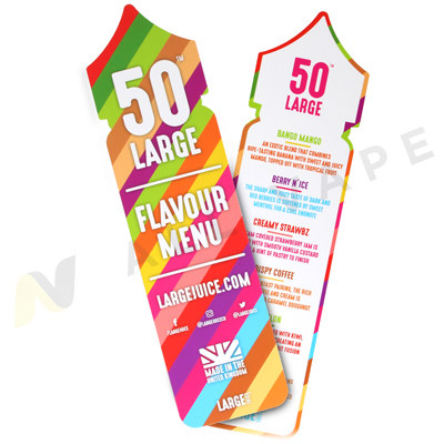 50 Large Flavour Card