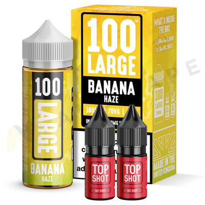 Banana Haze eLiquid by 100 Large 100ml