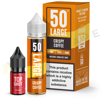 Crispy Coffee eLiquid by 50 Large 50ml