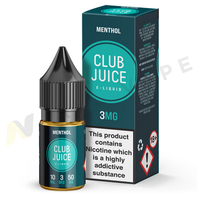 Menthol eLiquid By Club Juice 50/50