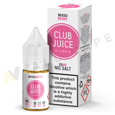 Mixed Berry Nic Salt eLiquid By Club Juice