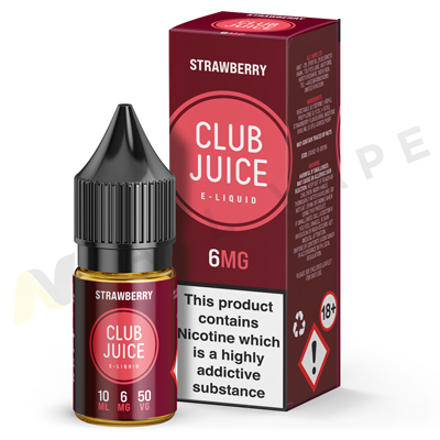 Strawberry eLiquid By Club Juice 50/50